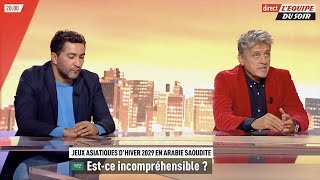 Jeux Olympiques dhiver en Arabie Saoudite  le débat dans lÉquipe du Soir [upl. by Ativad]