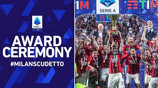 Milan lift the Scudetto  Award Ceremony  Serie A 202122 [upl. by Naresh]