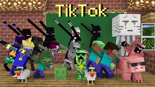 TIKTOK DANCE  Funny Minecraft Animation [upl. by Itsyrk]