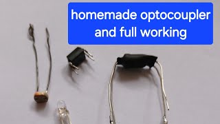 how to make optocoupler and working in Malayalam [upl. by Roley79]