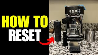 How to Reset Breville Bambino Plus [upl. by Nilahs]