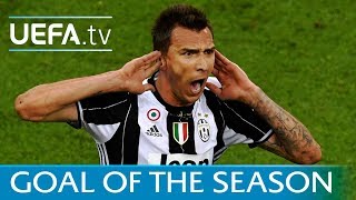 Mario Mandžukić  201617 UEFAcom Goal of the Season [upl. by Oirrad]