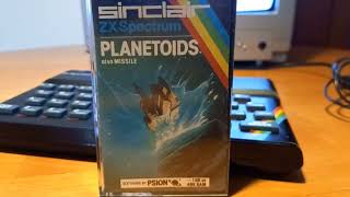 Sinclair Zx Spectrum 48k  Planetoids 1982 gameplay [upl. by Laertnom297]