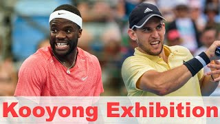 Frances Tiafoe vs Dominic Thiem  KOOYONG EXHIBITION 2023 [upl. by Martin]