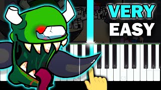 Ejected  Friday Night Funkin vs Impostor V3  VERY EASY Piano tutorial [upl. by Nay]