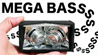 DIY Bluetooth Speaker MEGA Bassssss subwoofer BOOMBOX [upl. by Georgy]