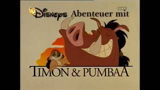 Timon amp Pumbaa Abenteuer Mit Timon Und Pumbaa  German Intro Titles And Credits Version 2 HD [upl. by Eemla]