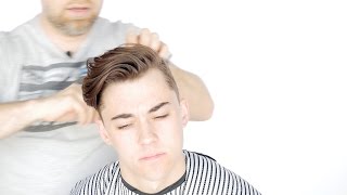 Step by Step Mens Haircut  TheSalonGuy [upl. by Anelram980]