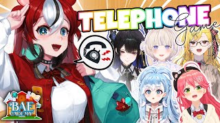 ≪BAECADEMY≫ Telephone Game ft HoloEN・HoloID・HoloJP [upl. by Aikcir747]