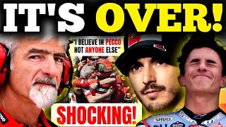 Ducati JUST MADE a SHOCKING DECISION About Bagnaia amp Marquez After BRUTAL COMMENTS MotoGP News [upl. by Eimrej838]