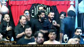 9TH MUHARRAM MAJLIS LIVE FROM IMAMIA MISSION LONDON UK [upl. by Hogg352]