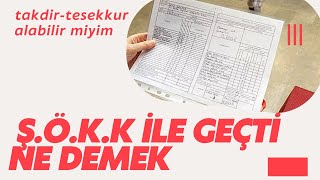 ŞÖKK kararı ile geçti ŞÖKK kararı kaldı ne demek kalanlar takdir teşekkür belge alabilir mi [upl. by Attenad]