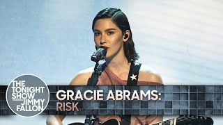 Gracie Abrams Risk  The Tonight Show Starring Jimmy Fallon [upl. by Mcnalley]