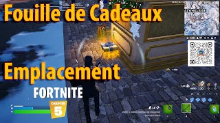 Participer à la fouille de cadeaux de Fête hivernale un peu partout sur lîle Fortnite [upl. by Slrahc365]