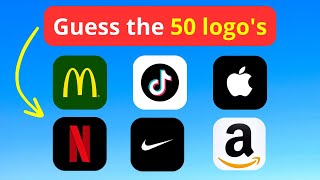 Ultimate Logo Quiz🌎 Can You Guess 50 Logos in 5 Seconds⏱️ [upl. by Naillik49]