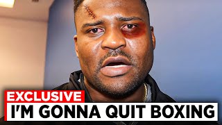 Francis Ngannou ANNOUNCES Retirement From BOXING After Anthony Joshua LOSS EMOTIONAL [upl. by Eihcra]