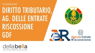 Diritto Tributario Agenzia delle Entrate riscossione GDF [upl. by Joellen]