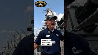 Why the USS Wisconsin is called WISKY Part 4 ww2 shorts history battleship navy [upl. by Zailer]