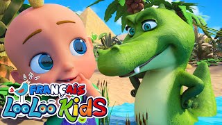 Ah les crocodiles  Chansons Pour Les Petit  Comptines Bébé  LooLoo Kids Français [upl. by Eilesor371]