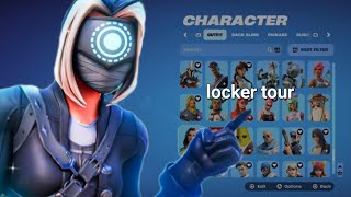 Fortnite locker tour [upl. by Ecnaret]