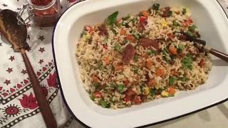 Salted Fish Fried Rice  quotDiriz Frire Poisson Salequot [upl. by Shamrao196]