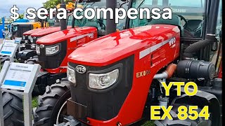 TRATOR YTO EX 854 NA TECNOSHOW COMIGO RIO VERDE GOIAS [upl. by Dora]