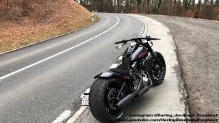 HarleyDavidson Breakout First Engine Start after 3 Months harley [upl. by Nahk530]