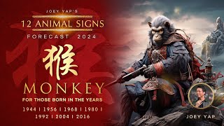 2024 Animal Signs Forecast Monkey Joey Yap [upl. by Aneekan]