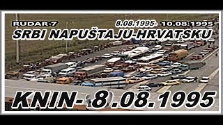 HRVATSKASRBI NAPUŠTJU KNIN 8081995 [upl. by Atimad]