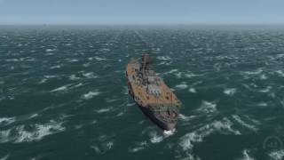 LSH3 IJN Yamato vs USS Iowa and USS Missouri [upl. by Vanhook288]