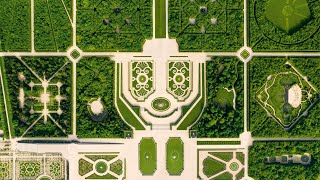 Le château de Versailles vu du ciel  The palace of Versailles from the sky [upl. by Inavoig]