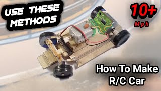 How to make a rc car at homehow to make rc car at homehow to make a cardoard cardrift rc car make [upl. by Haukom]