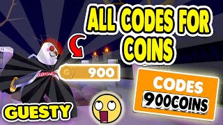 ALL NEW ROBLOX GUESTY CODES 2020 NOVEMBER 2X COIN EVENT [upl. by Eads]