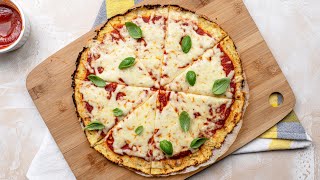 Best Cauliflower Pizza Crust for Keto Gluten free Lowcarb [upl. by Nerwal109]