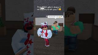 A new glitch in mm2😱 roblox robloxshorts mm2 glitch [upl. by Nwavahs327]