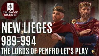 Lets Play Crusader Kings 3 – The Lords of Penfro – New Lieges [upl. by Leelahk590]