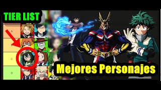 MY HERO ULTRA RUMBLE Clasificando a TODOS los personajes  Tier List [upl. by Htenek]