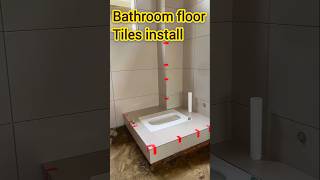 Bathroom tiles install construction tileideas homedecor foryou tiles floortiles [upl. by Feinberg]