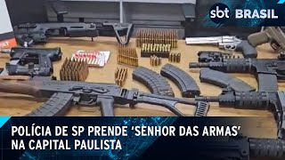 Operação policial prende indivíduos ligados ao tráfico de armas  SBT Brasil 260324 [upl. by Leanatan]