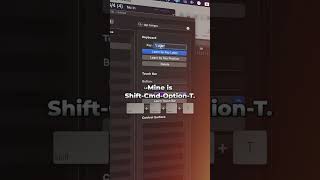 Set project tempo by tapping in logicpro logicprox logicprotips musicproduction mixing [upl. by Ttnerb]