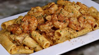 The Secret To Make A Delicious Creamy Shrimp Pasta Recipe  30 Minute Meal [upl. by Eerej]