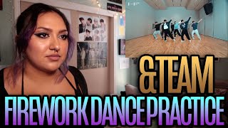 ampTEAM FIREWORK Dance Practice Reaction [upl. by Yluj229]