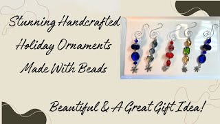 Check Out These Stunning Handcrafted Holiday Ornaments Made With Beads [upl. by Erickson]