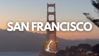 San Francisco en 4K Parte 1 Cable Cars Lombard Street Palace of Fine Arts y las Painted Ladies [upl. by Tonry]