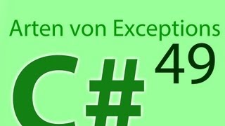 C Arten von Exceptions  Folge 49 [upl. by Cheung218]