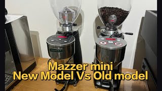 Mazzer mini electronic New Model vs Old model [upl. by Venator350]