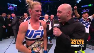 UFC 193 Holly Holm Octagon Interview [upl. by Sawtelle]