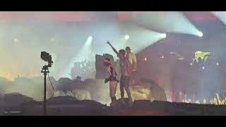 Travis Scott live at Gelredome Arnhem NL  Fan on stage  30 June 2024 [upl. by Aihsirt]