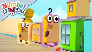 Numberblocks Runaway Train  Learn to Count [upl. by Yorel558]