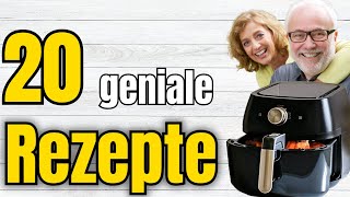 20 GENIALE Ideen für die Heißluftfritteuse – Einfach Schnell und Lecker [upl. by Havener]